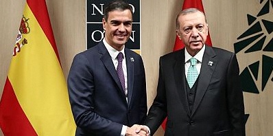 Erdoğan ve Sanchez görüşmesi
